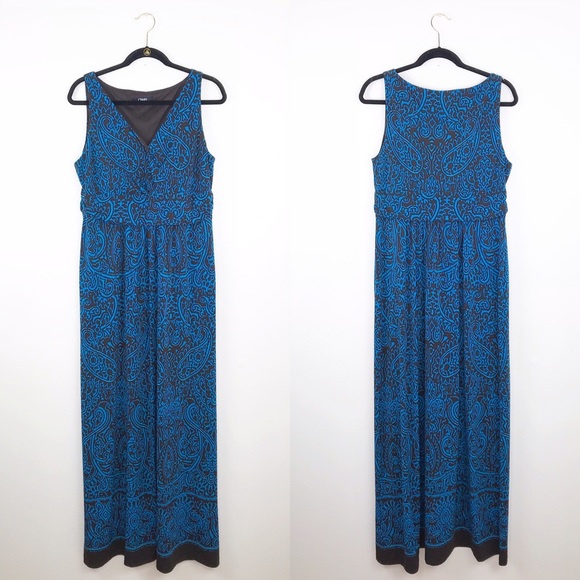 Chaps Dresses & Skirts - Chaps maxi dress paisley print